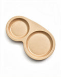 Assiette de présentation en matériau compostable pour repas - 28 x 18 x 3cm