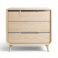Commode de rangement pour chambre en bois clair - 45 x 40 x 50cm